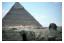 Giza<br>Sfinxen och Chephren pyramiden