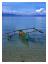 Bunaken Island<br>Nere vid stranden. Typisk båt.